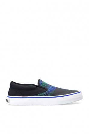 スニーカー MARCELO BURLON Men Sneakers CMIA097 S23LEA0014501 BLUE on J-Lo shoes with logo Marcelo Burlon - Slip